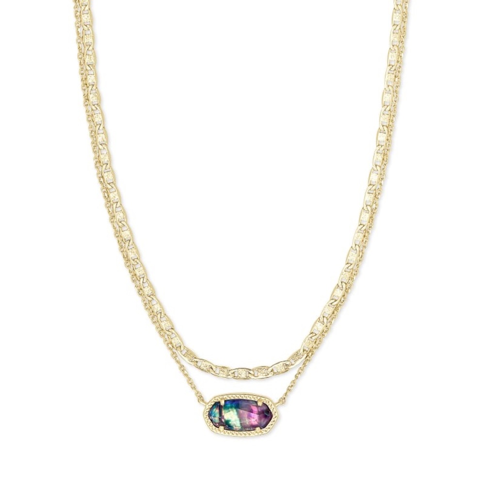Kendra Scott Multistrand Elisa in Lilac Abalone
